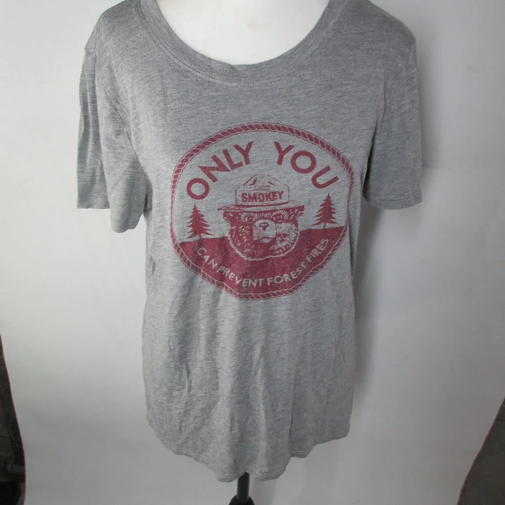 Smokey the Bear Only You Can Prevent Forest Fires T-Shirt Size XL - Picture 5 of 8